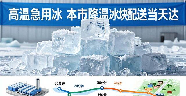 降温冰块配送流程_高效靠谱冰块运输_上城降温冰块配送